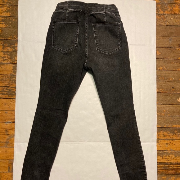 Free People Lace up black jeggings High Rise - Picture 9 of 10